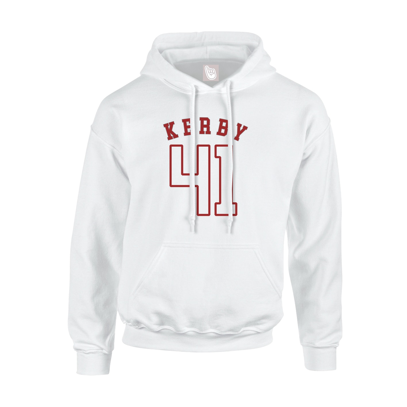 Youth Hoodie — Shirsey Arch in White