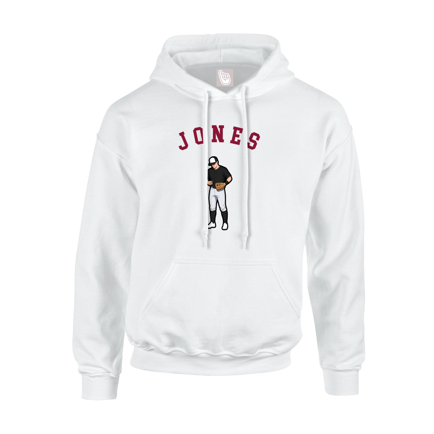 Youth Hoodie — Shirsey Arch in White