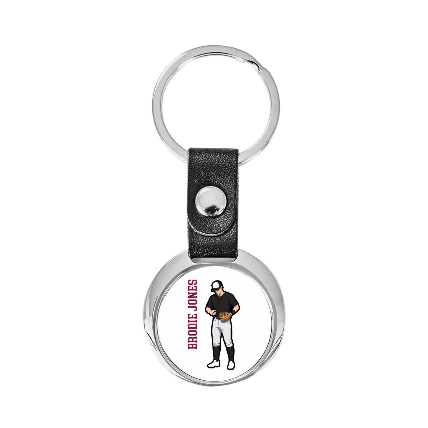 Key Chain — Name Vertical in Classic