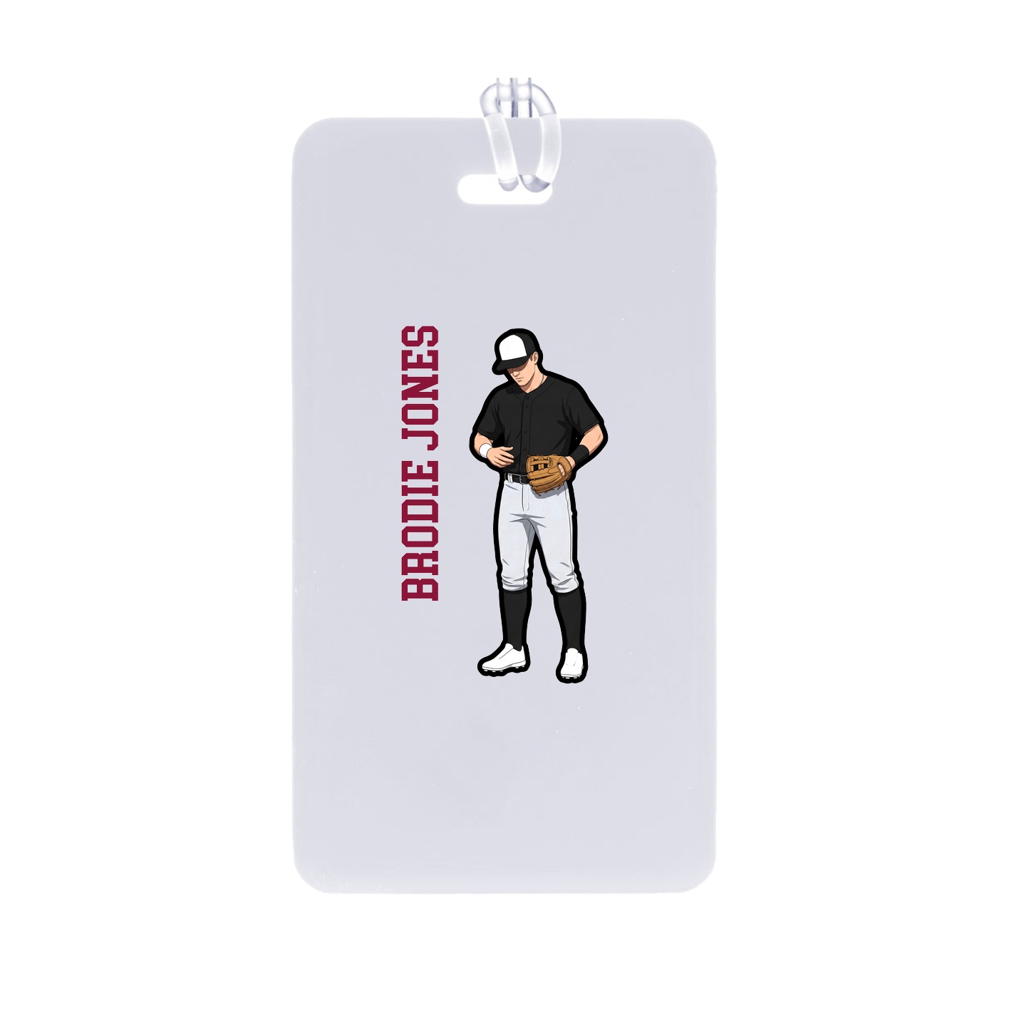 Bag Tag — Name Vertical in Classic