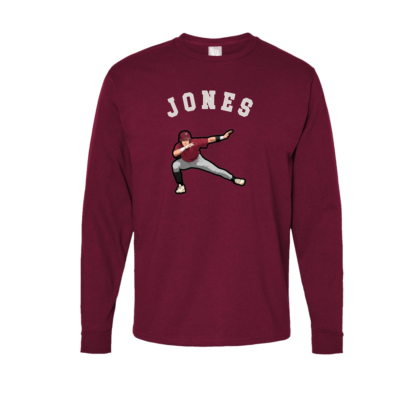Long Sleeve Tee — Shirsey Arch in Cardinal