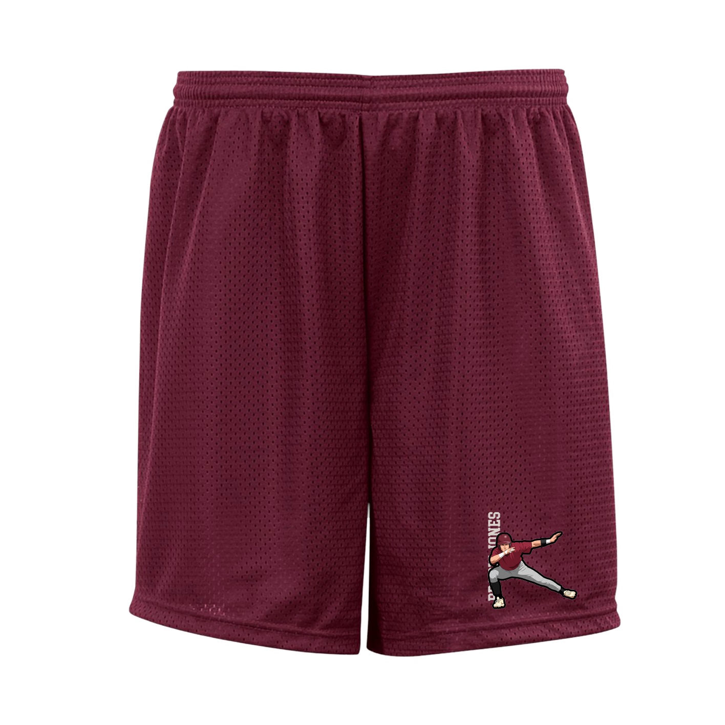Shorts — Name Vertical in Cardinal