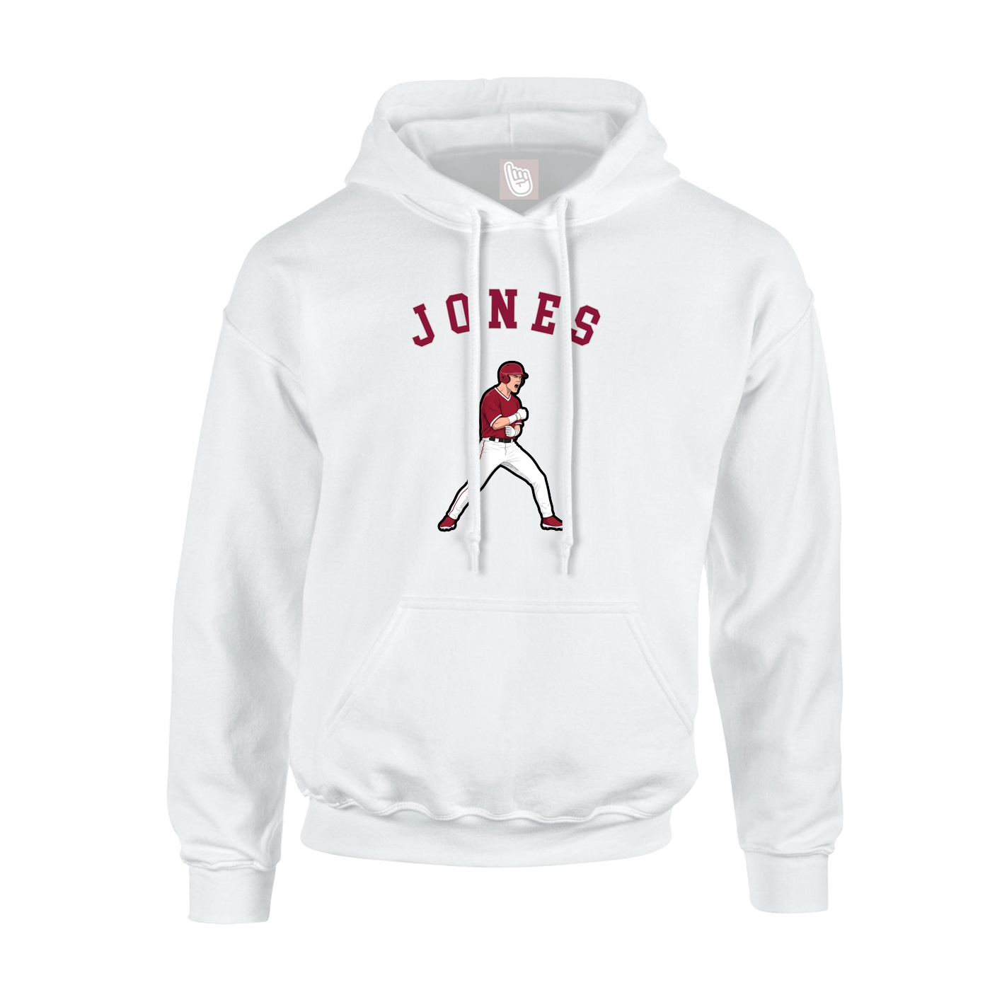 Hoodie — Shirsey Arch in White
