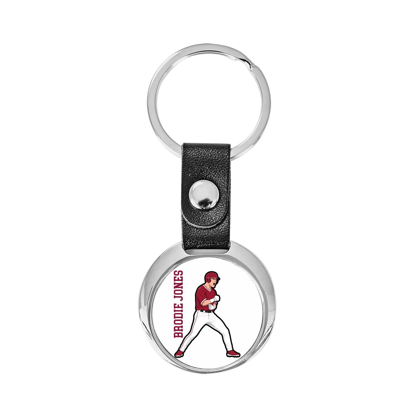 Key Chain — Name Vertical in Classic
