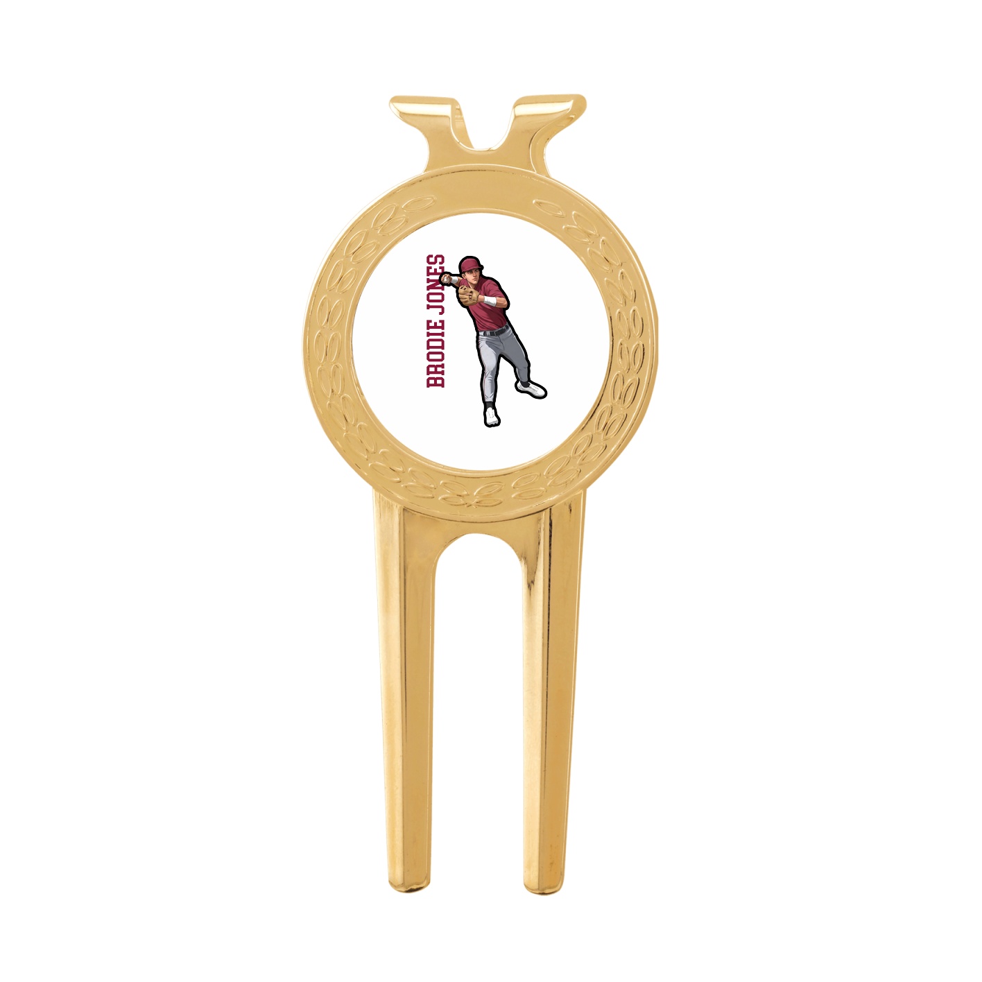 Divot Tool with Ball Marker — Name Vertical in Classic