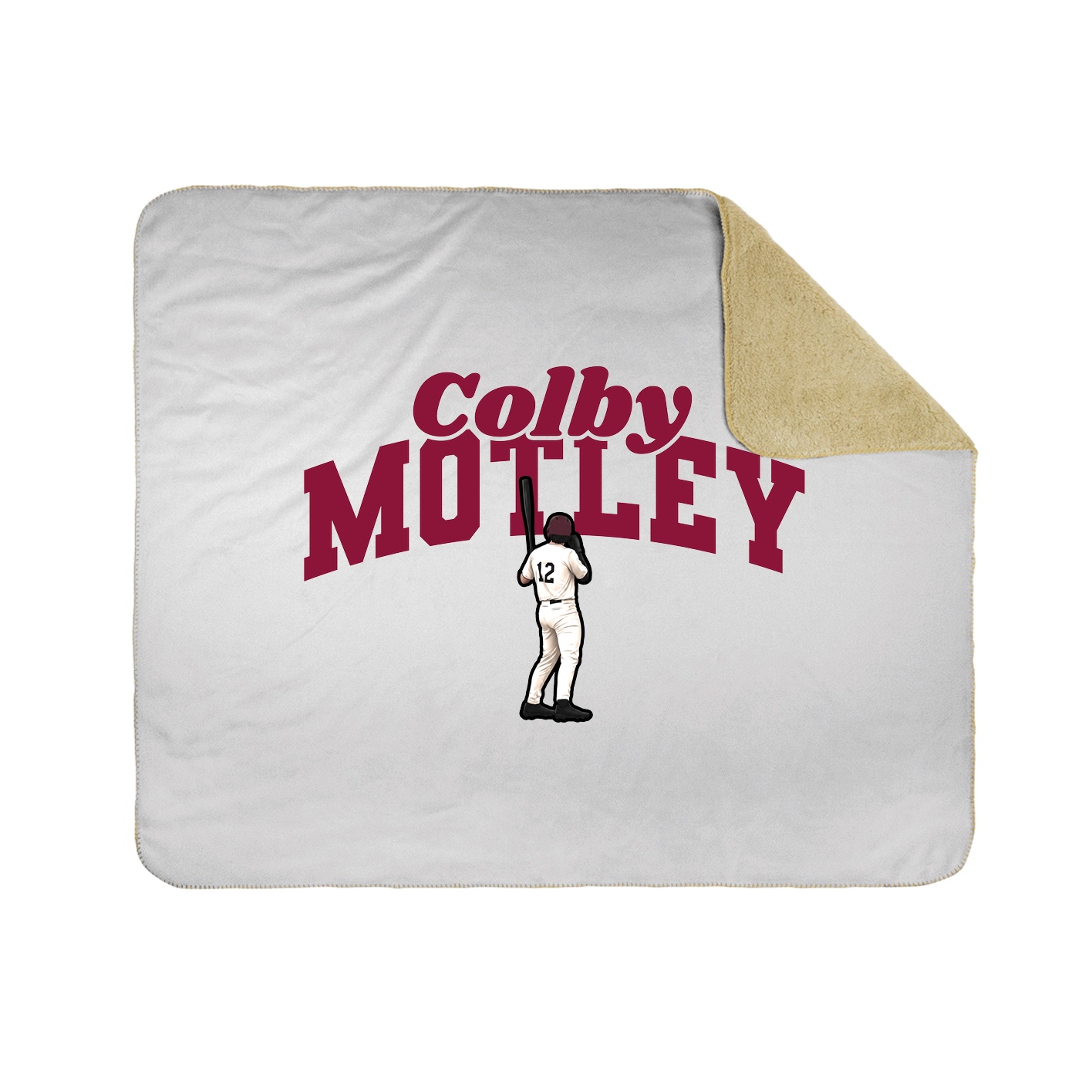 Throw Blanket — Signature Arch in White