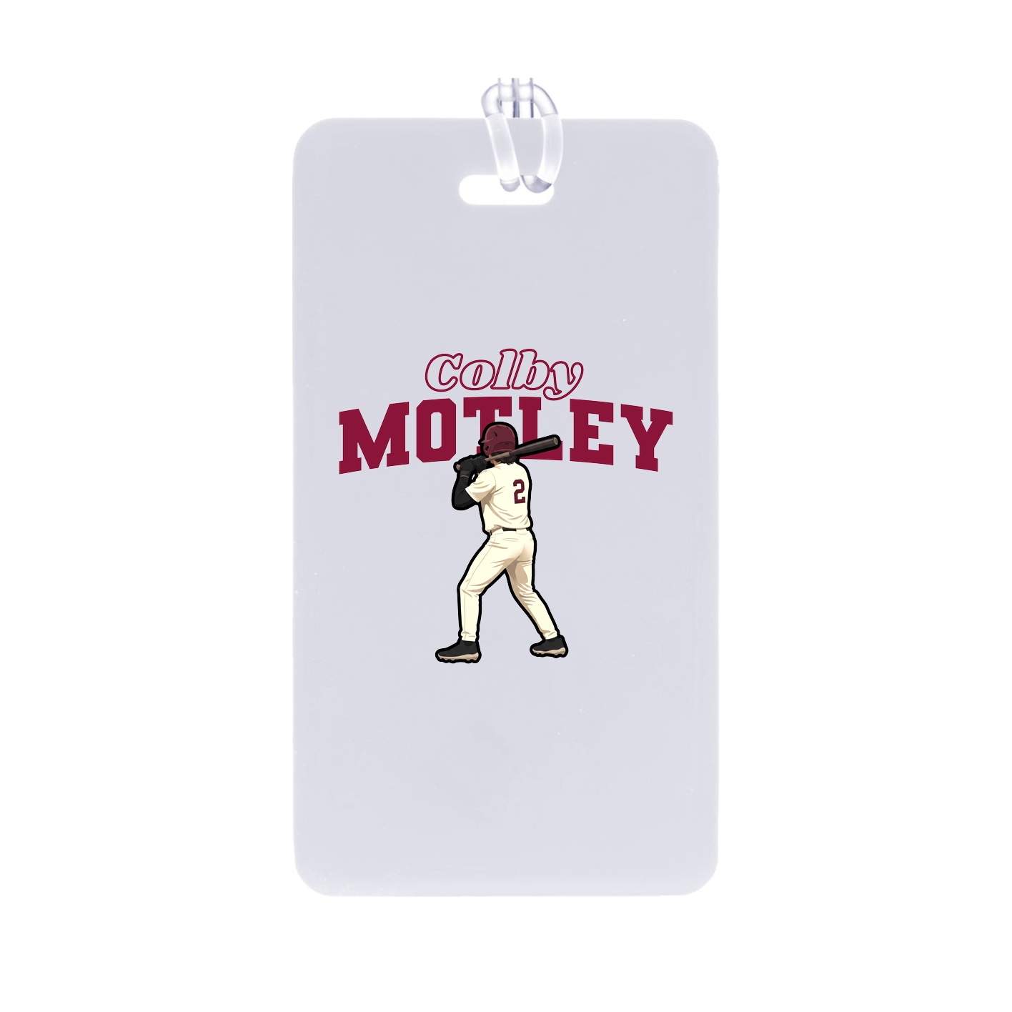 Bag Tag — Name Arch in Classic