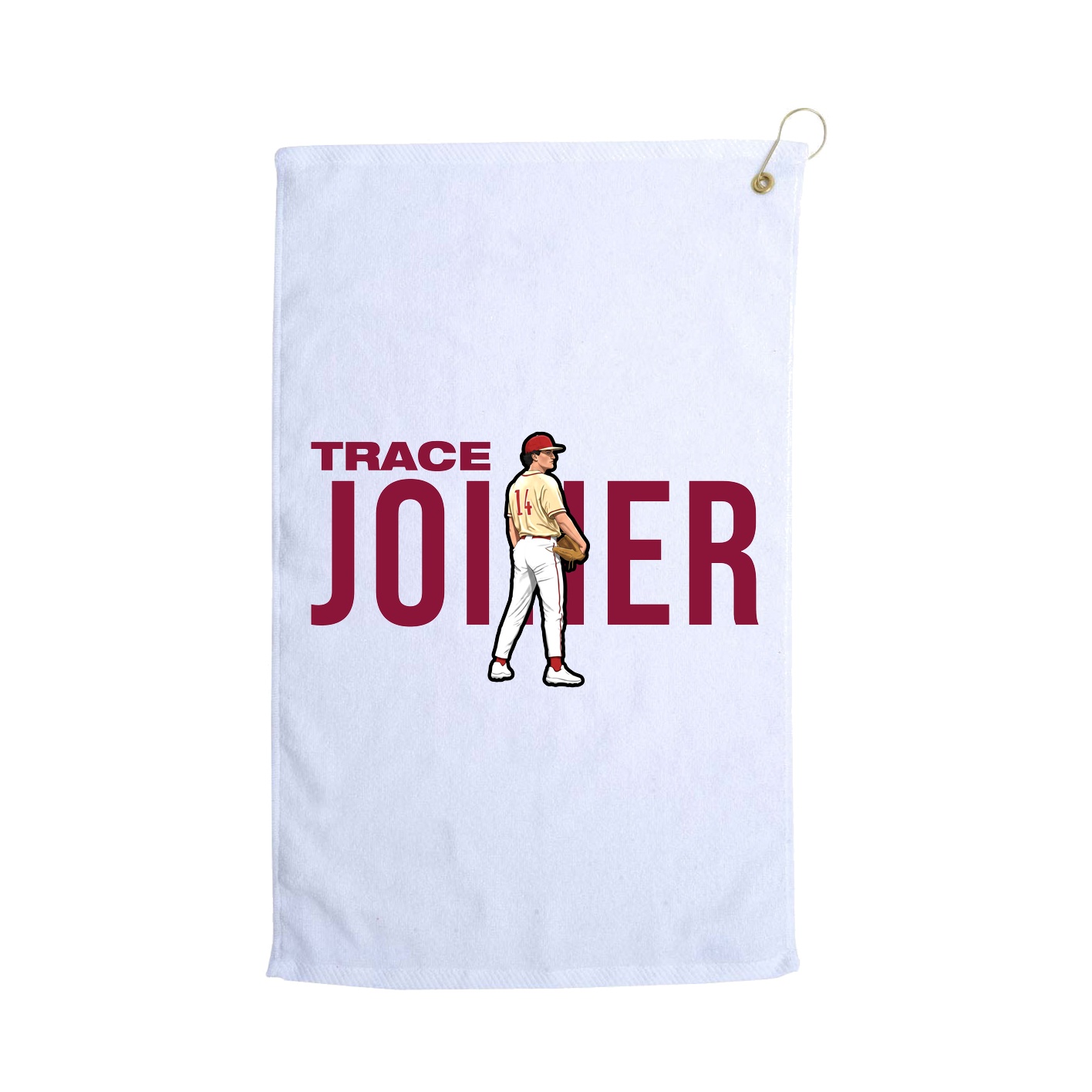 Golf Towel — Player Name in White