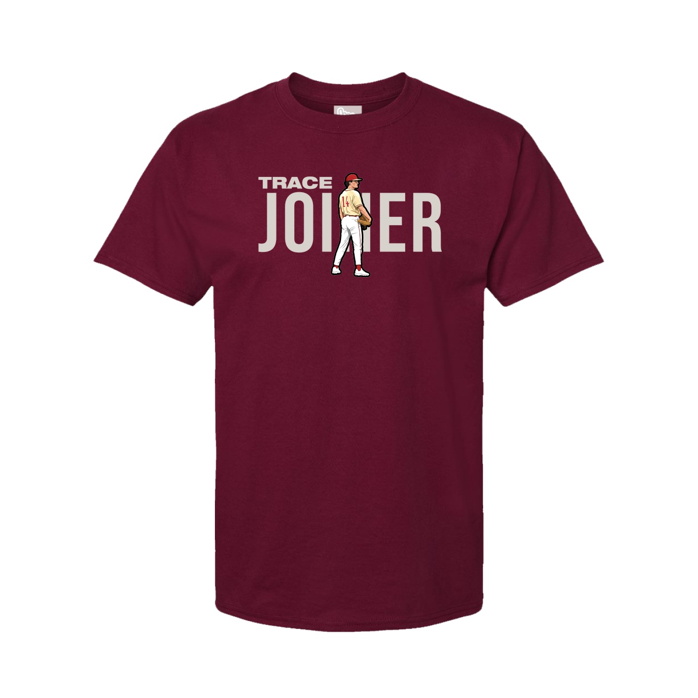 Youth Tee — Player Name in Cardinal