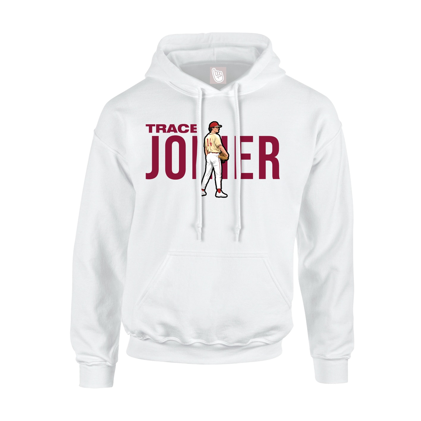 Hoodie — Player Name in White
