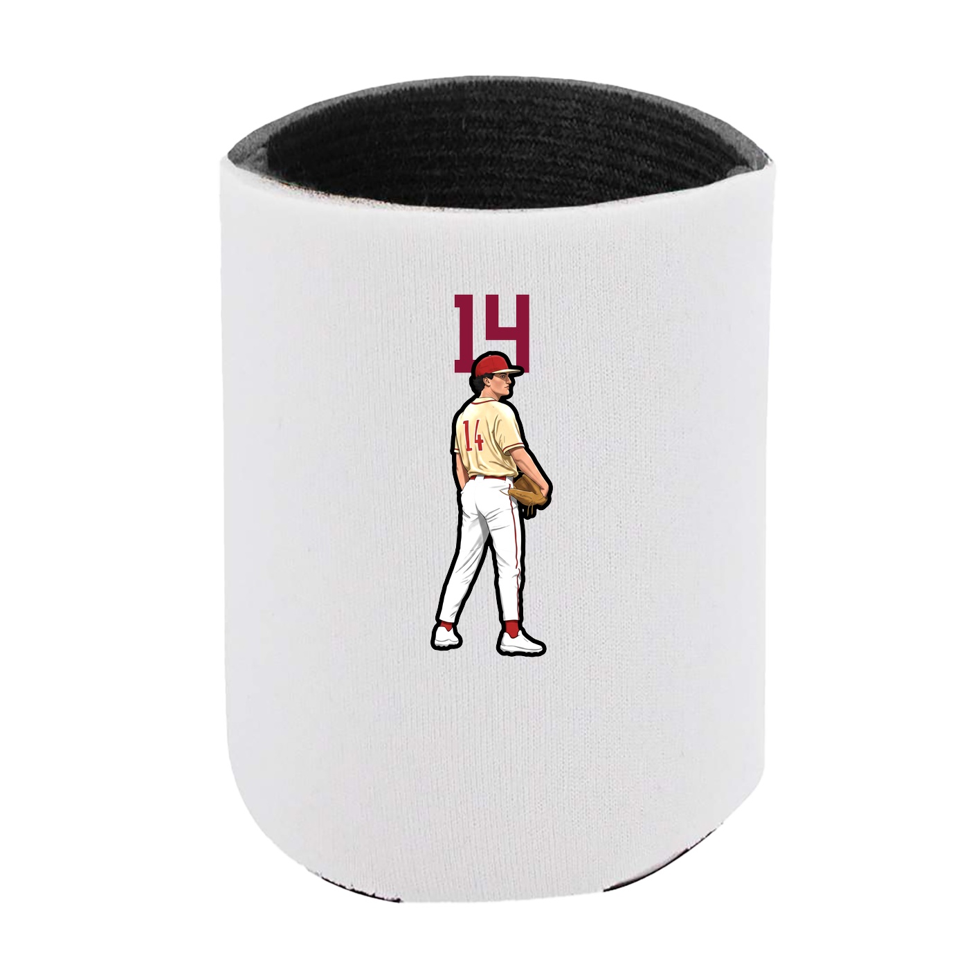 Can Holder — Number Top in White