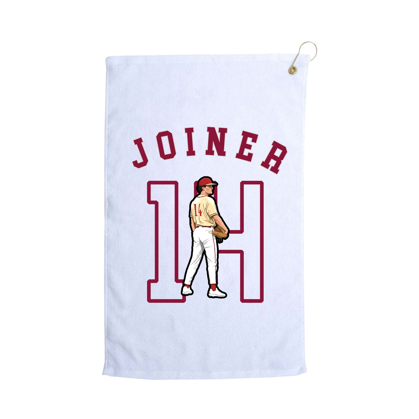 Golf Towel — Shirsey Arch in White