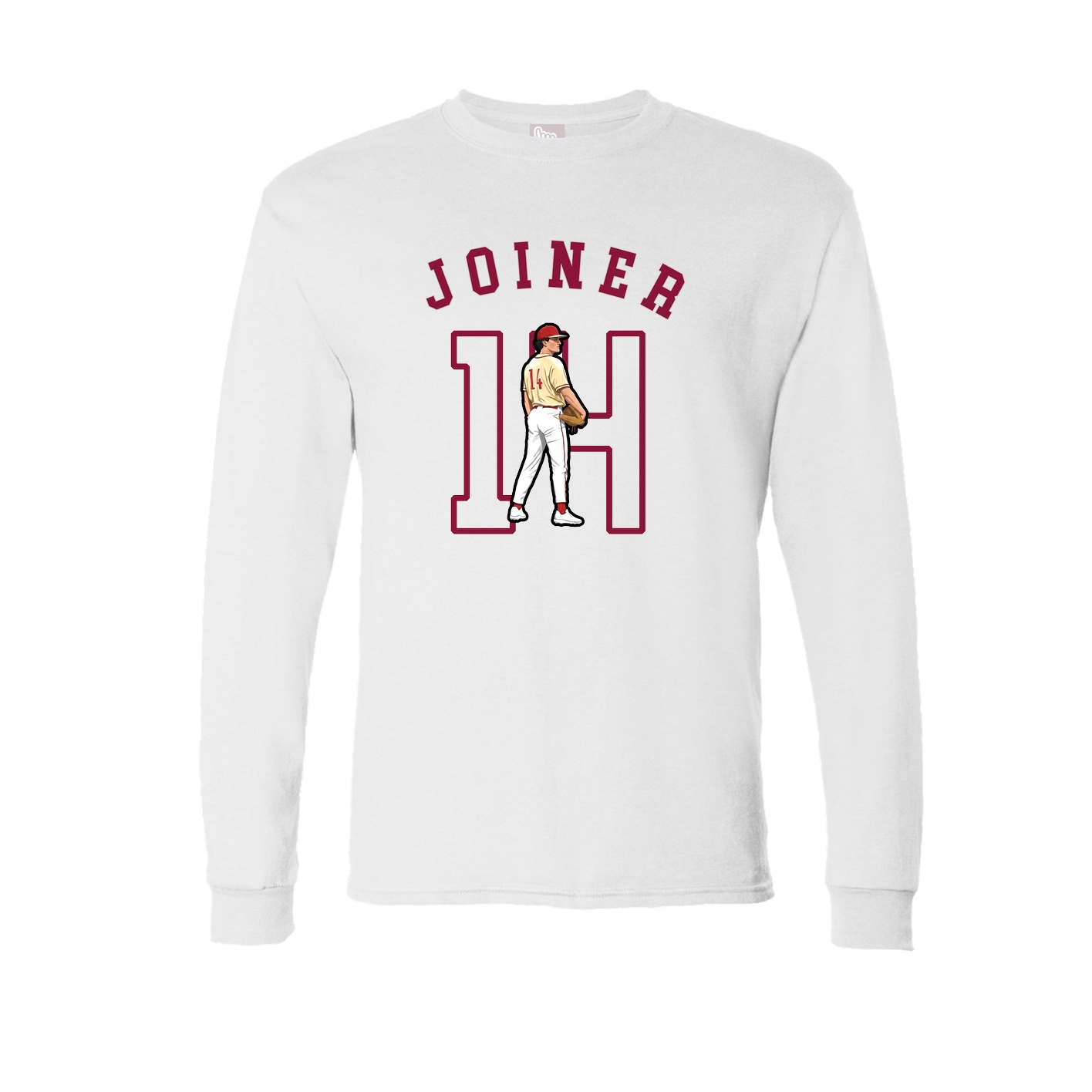 Long Sleeve Tee — Shirsey Arch in White