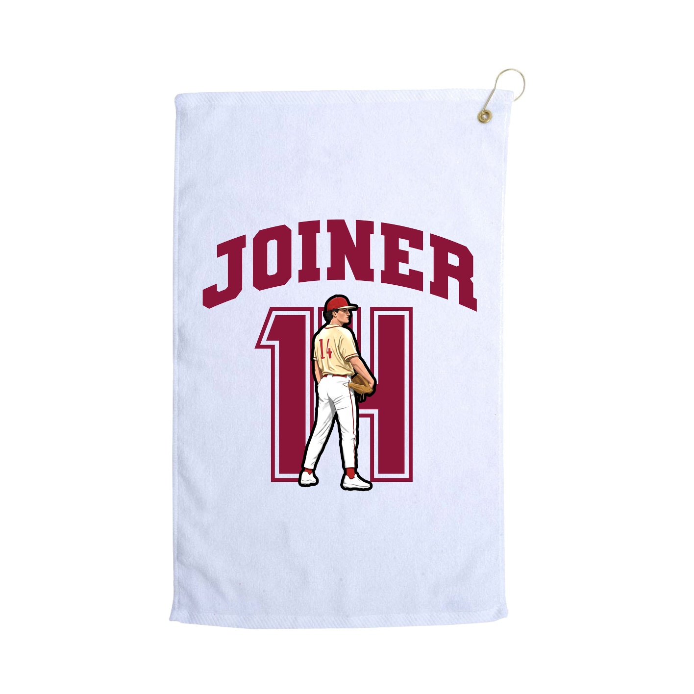 Golf Towel — Number in White