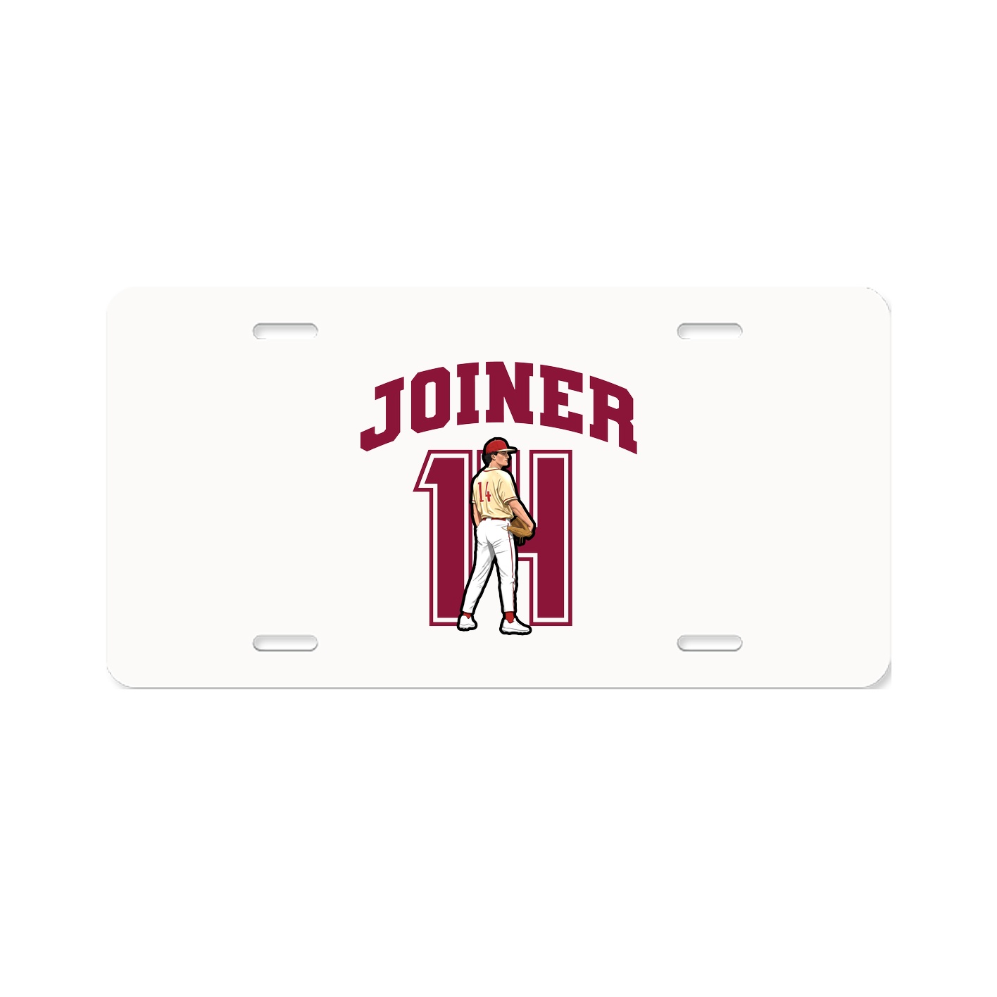 License Plate — Number in Classic