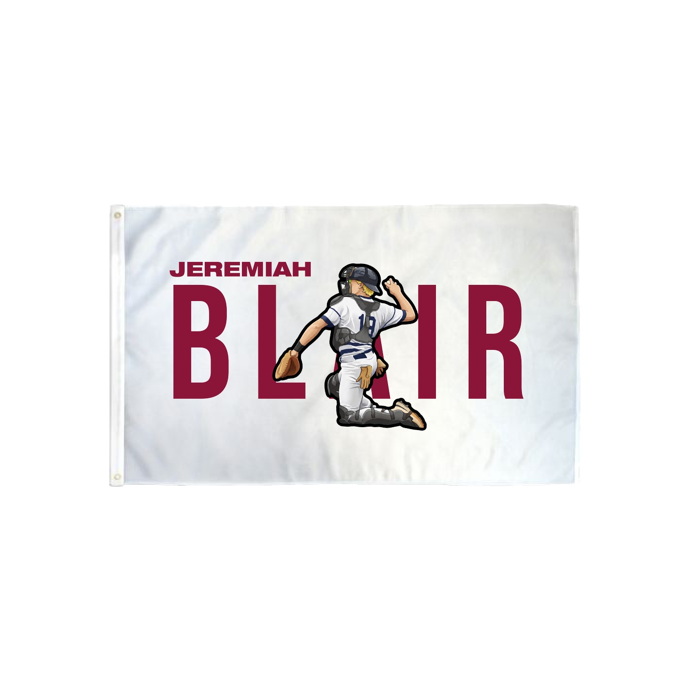 3x5 Flag — Player Name in Classic