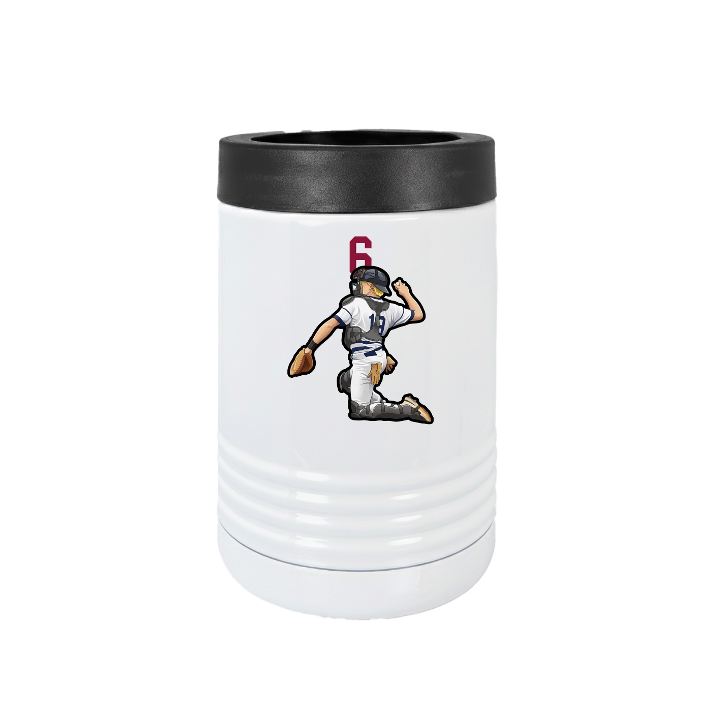 Beverage Holder — Number Top in White