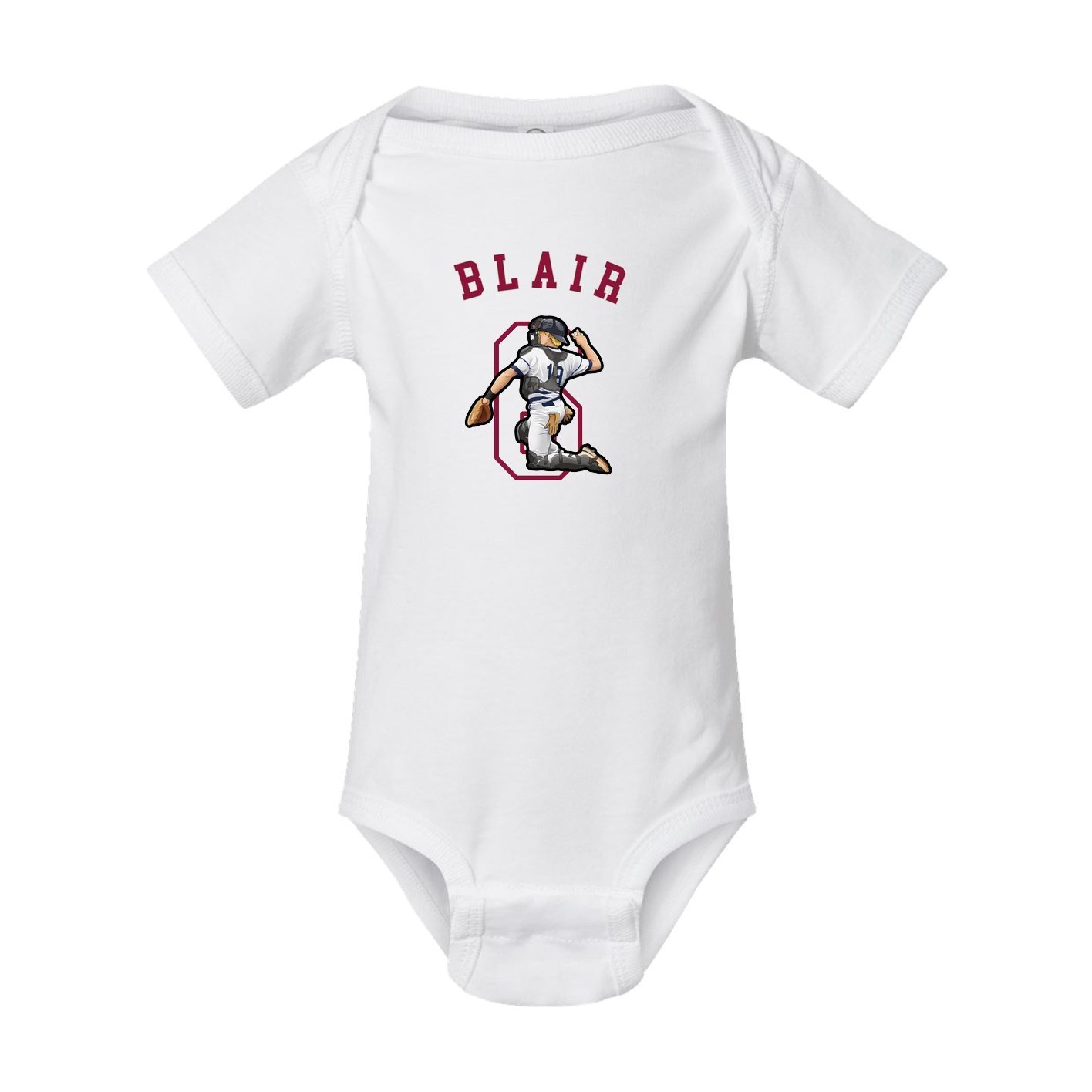 Baby Onesie — Shirsey Arch in White
