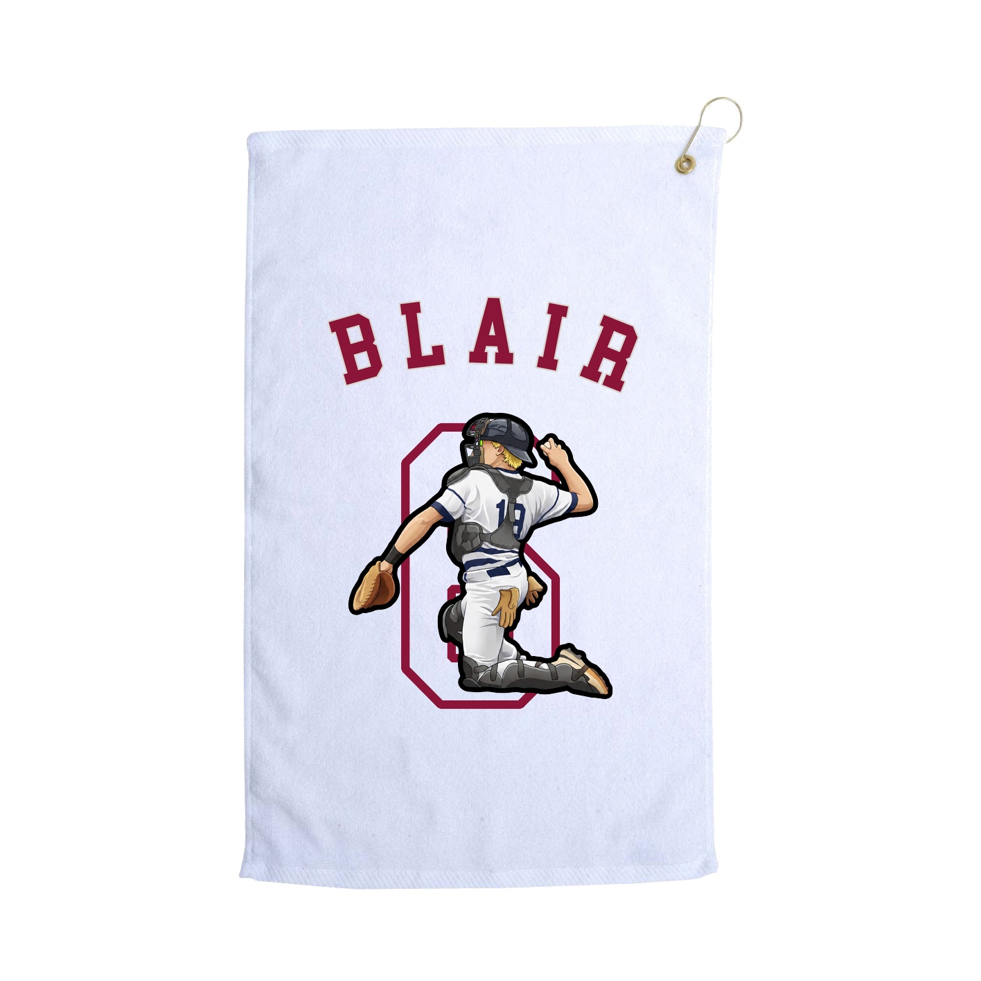 Golf Towel — Shirsey Arch in White
