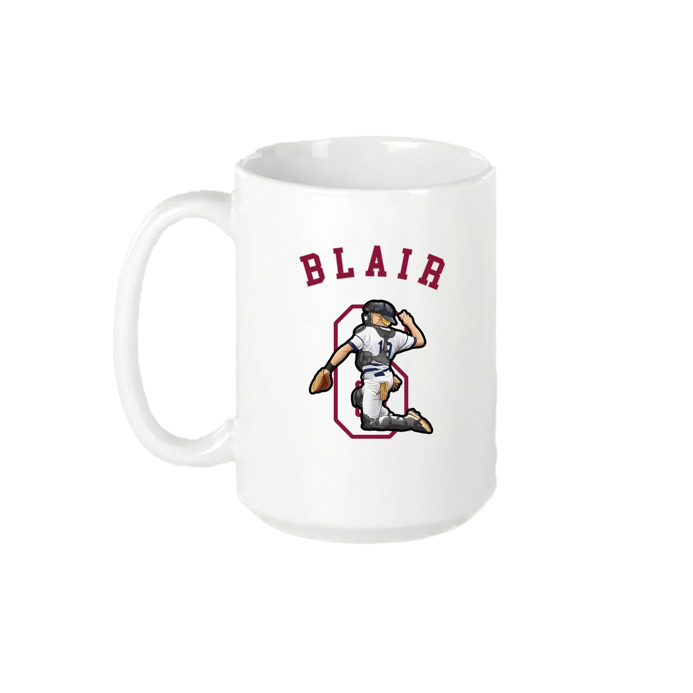 15oz Coffee Mug — Shirsey Arch in White