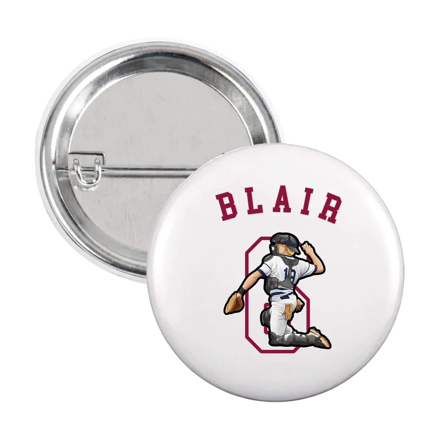 Game Day Button — Shirsey Arch in White