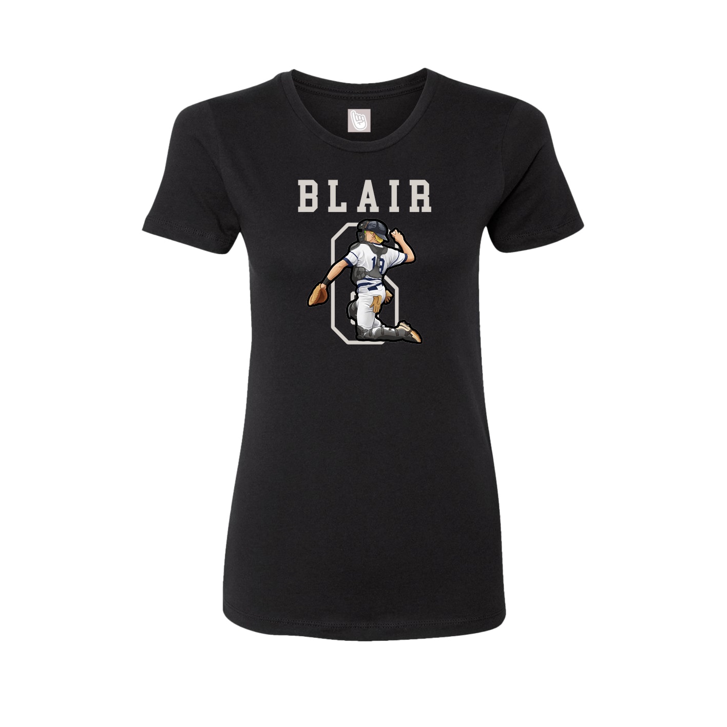 Fitted Women's Tee — Shirsey in Black