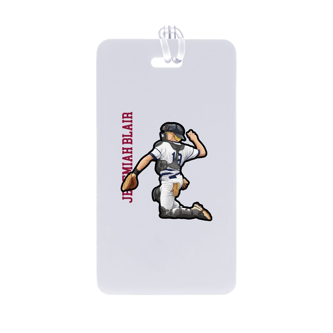 Bag Tag — Name Vertical in Classic