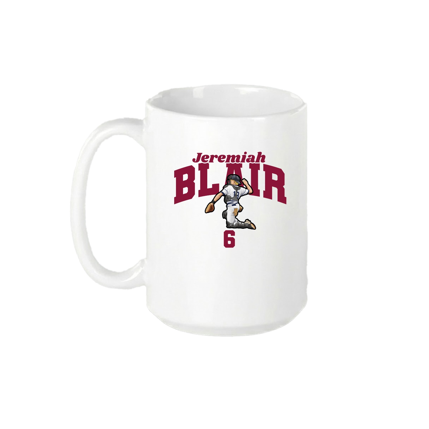 15oz Coffee Mug — Signature Arch in White