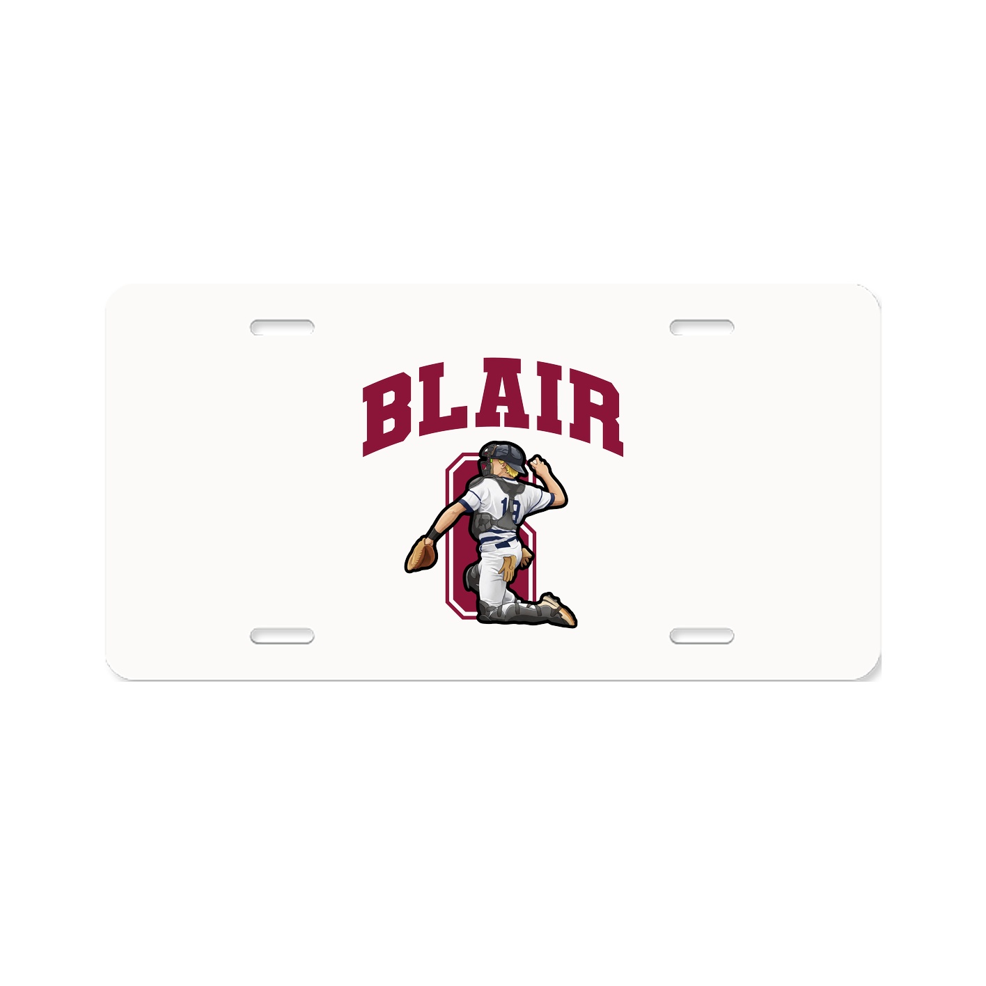 License Plate — Number in Classic