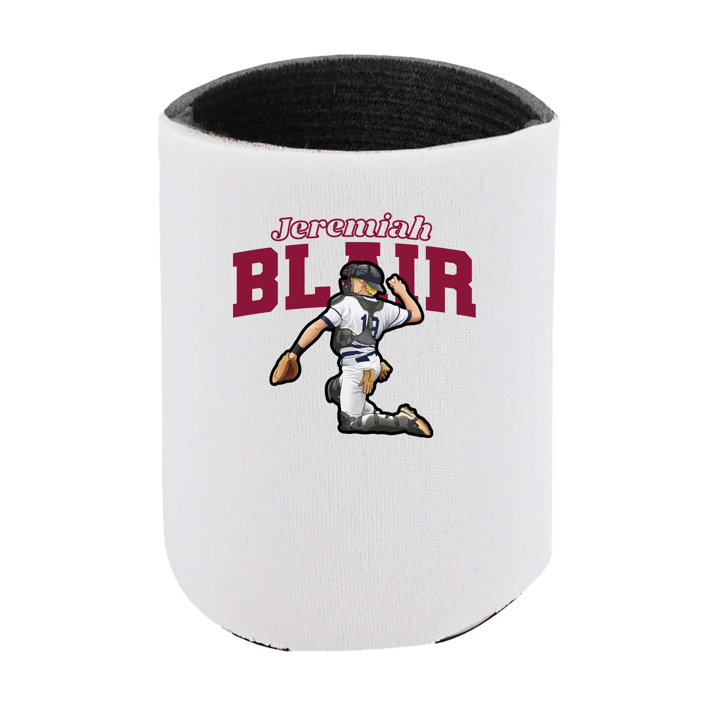 Can Holder — Name Arch in White