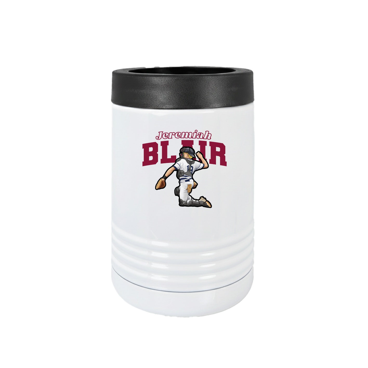 Beverage Holder — Name Arch in White