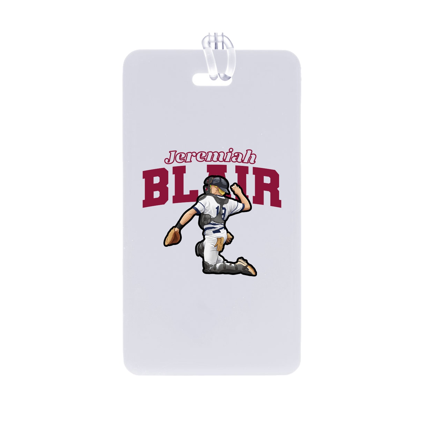 Bag Tag — Name Arch in Classic
