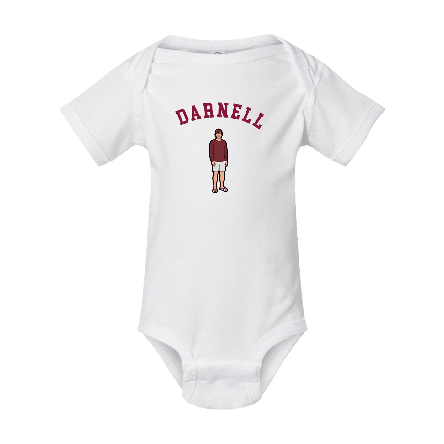 Baby Onesie — Shirsey Arch in White