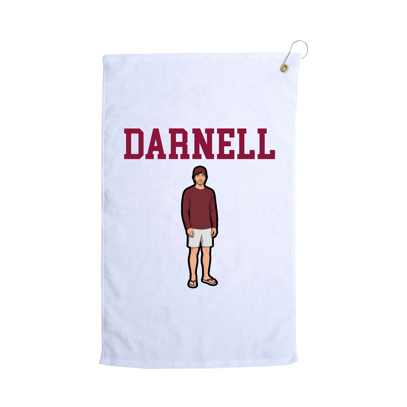 Golf Towel — Shirsey in White