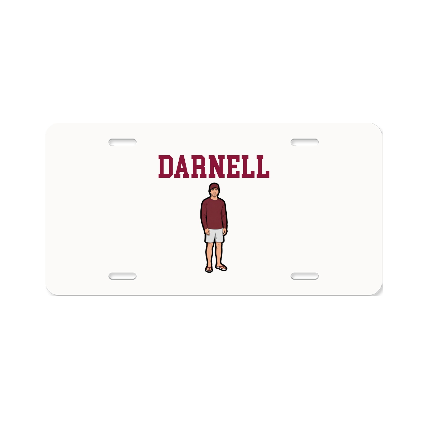 License Plate — Shirsey in Classic