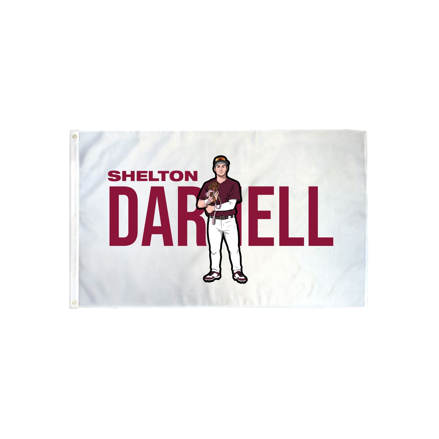 3x5 Flag — Player Name in Classic