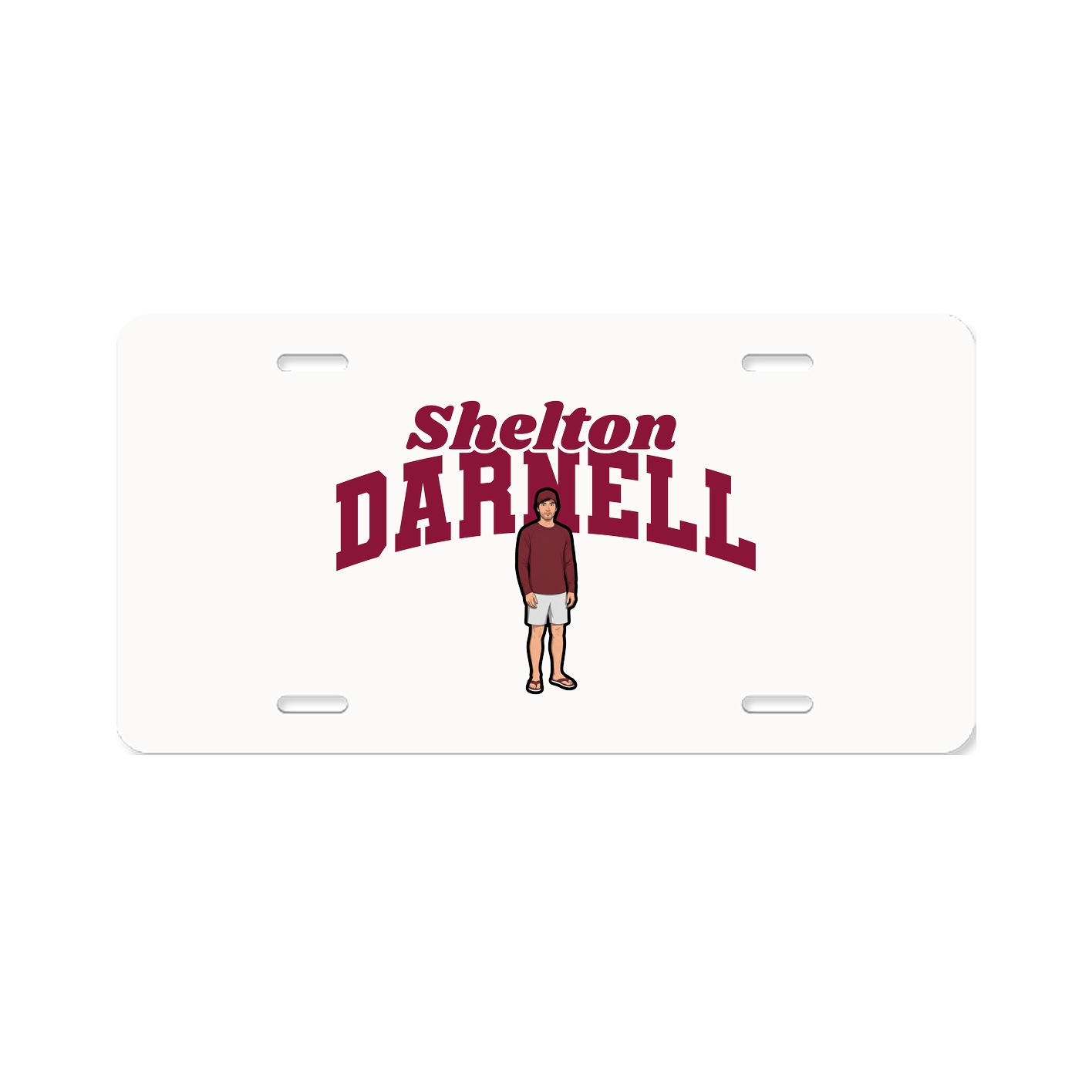 License Plate — Signature Arch in Classic