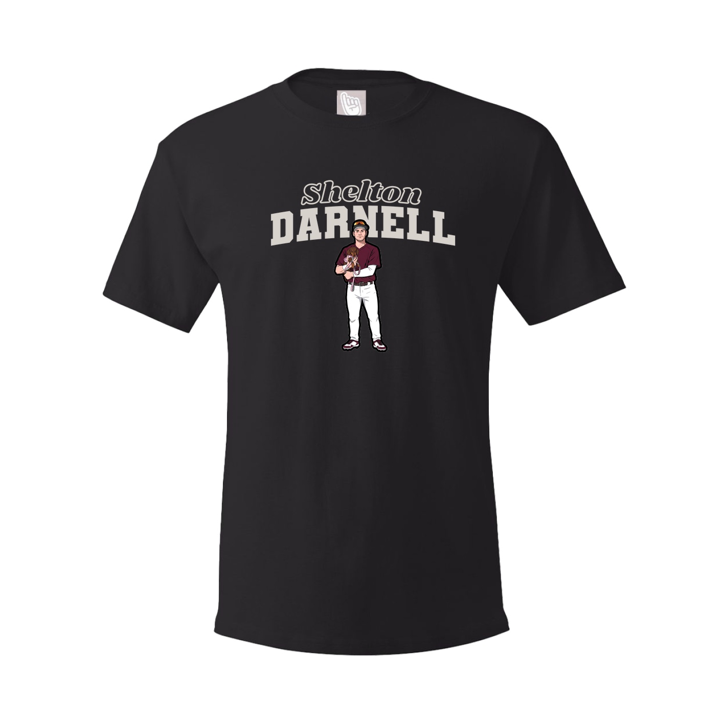 Youth Tee — Name Arch in Black