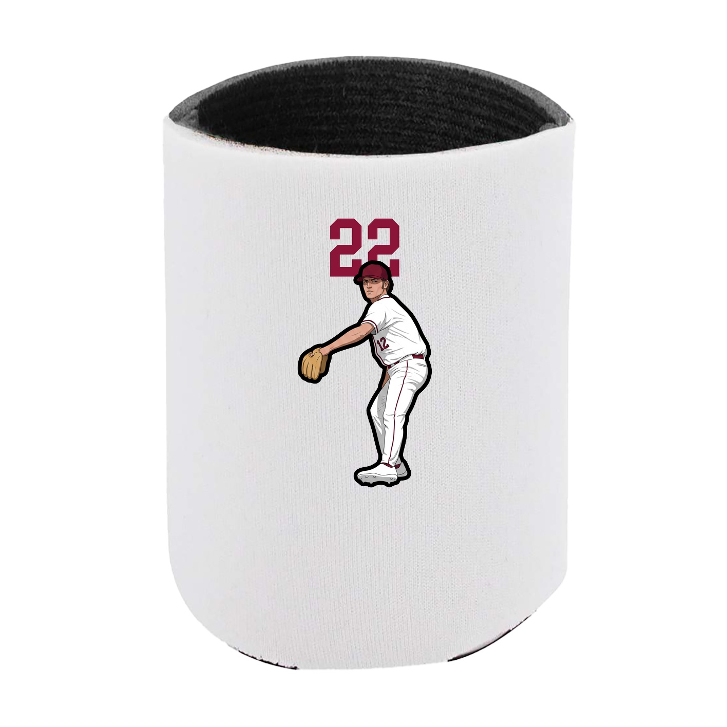 Can Holder — Number Top in White