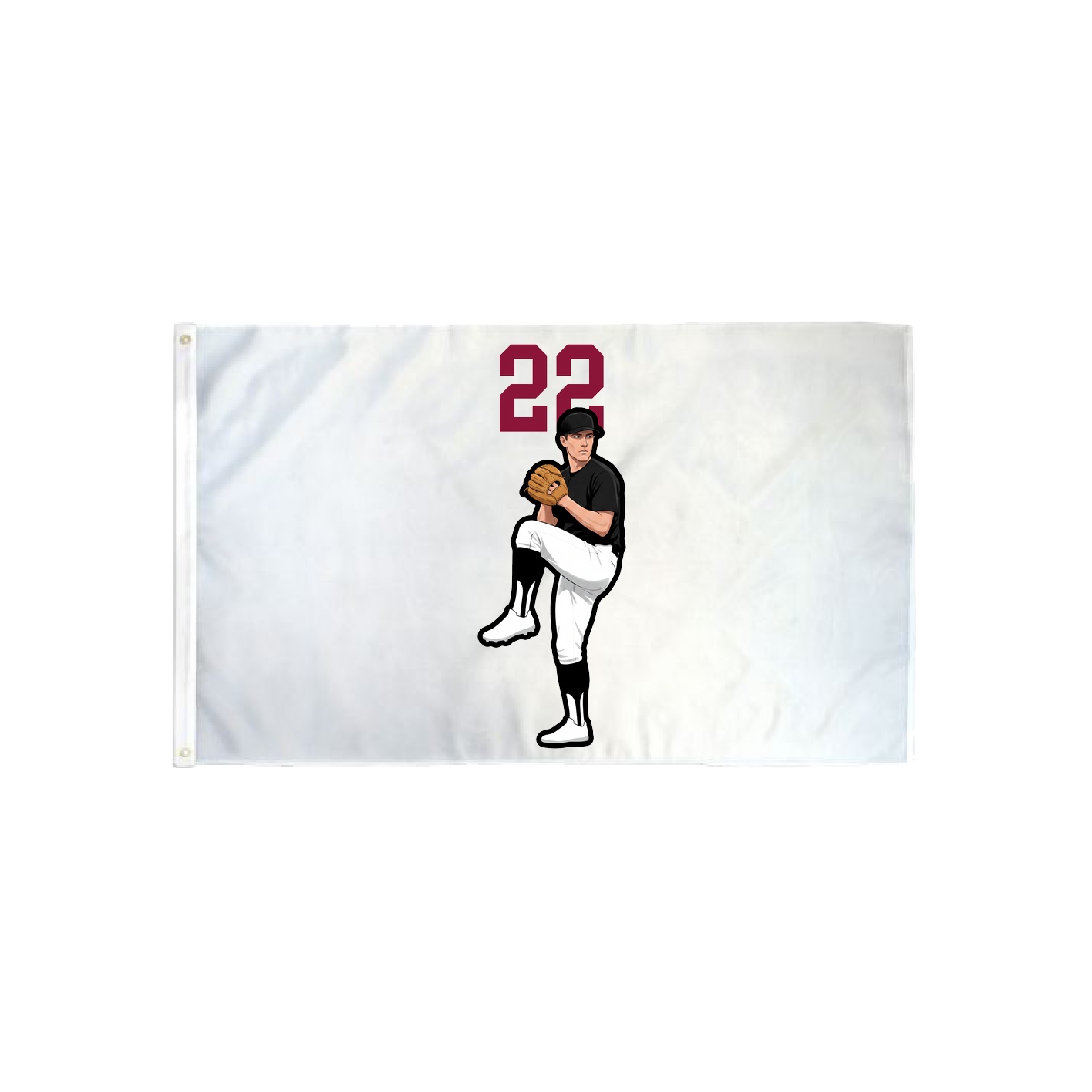 3x5 Flag — Number Top in Classic