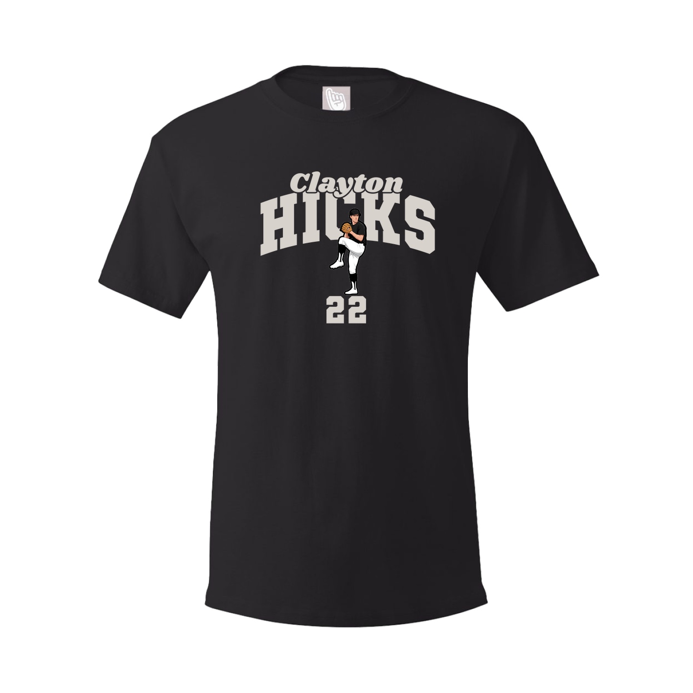 Youth Tee — Signature Arch in Black