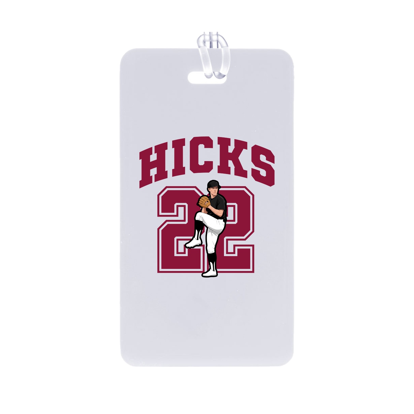 Bag Tag — Number in Classic