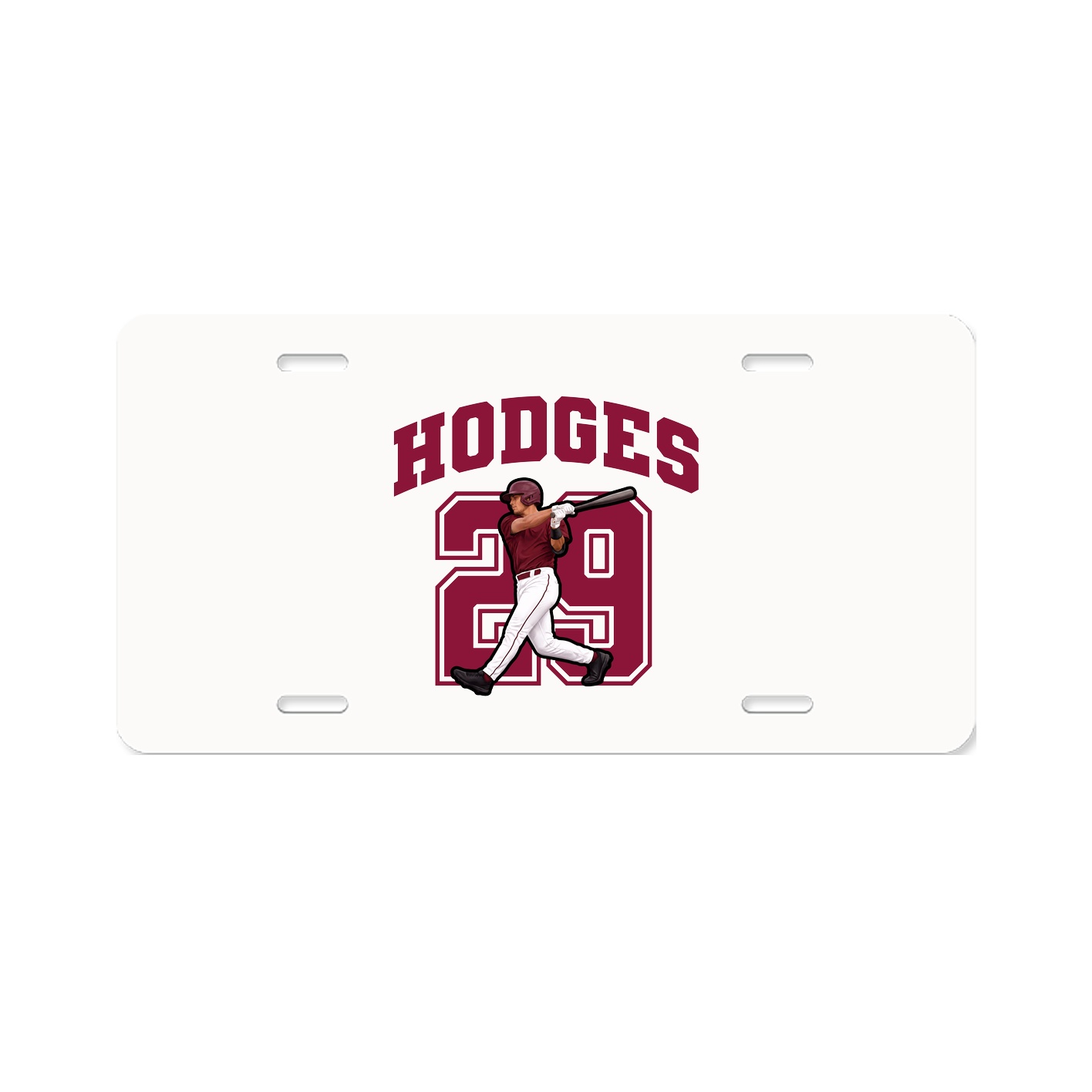 License Plate — Number in Classic