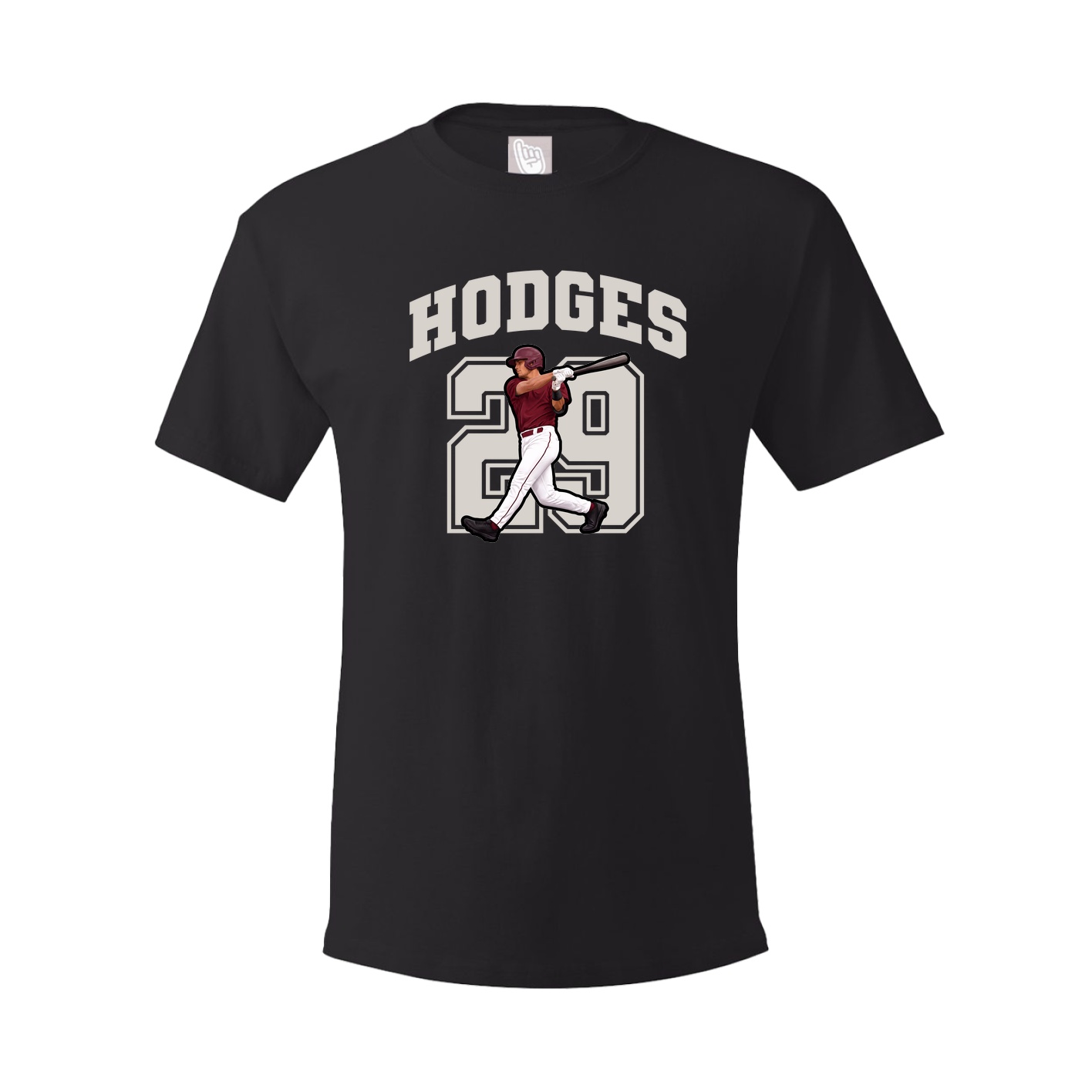 Youth Tee — Number in Black