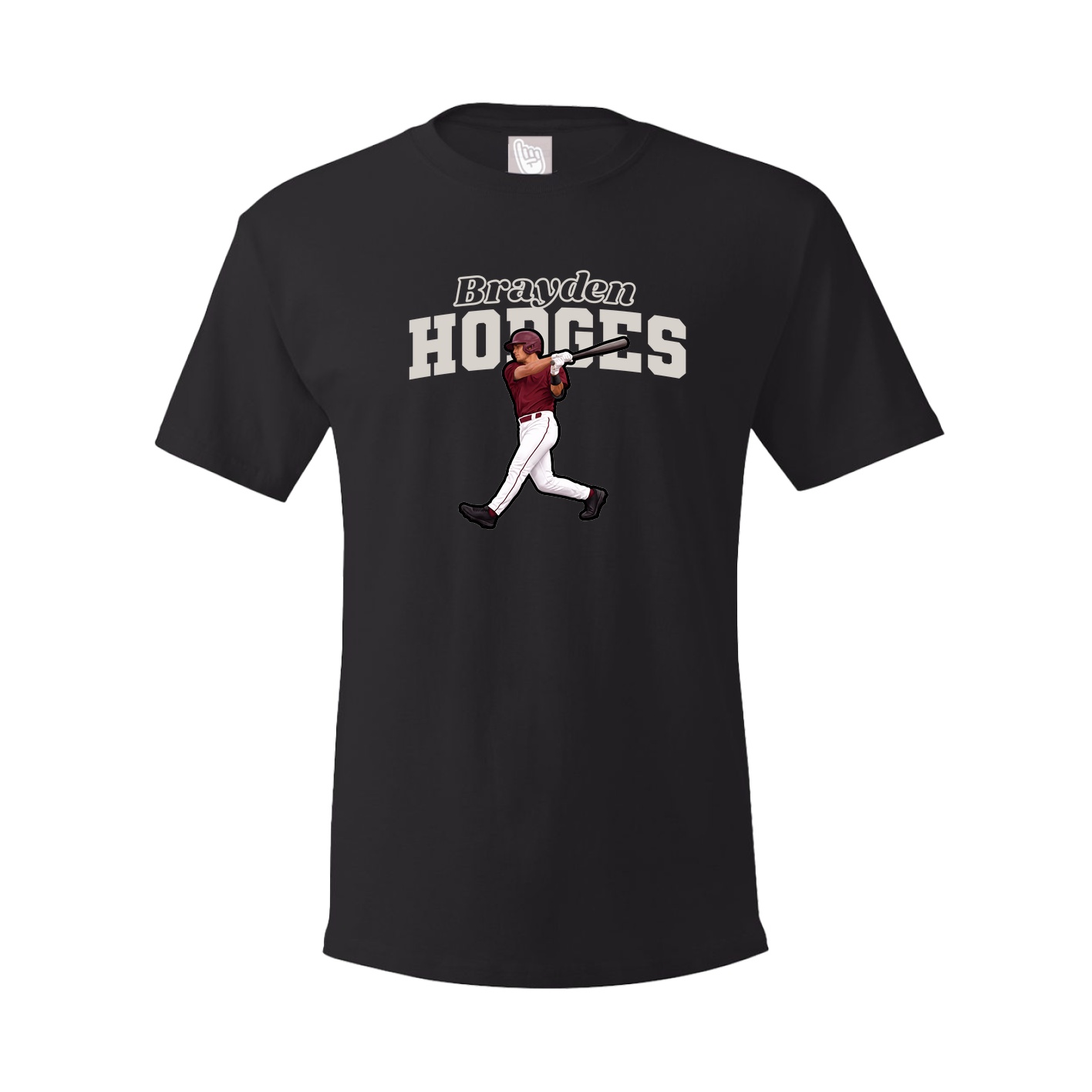 Youth Tee — Name Arch in Black