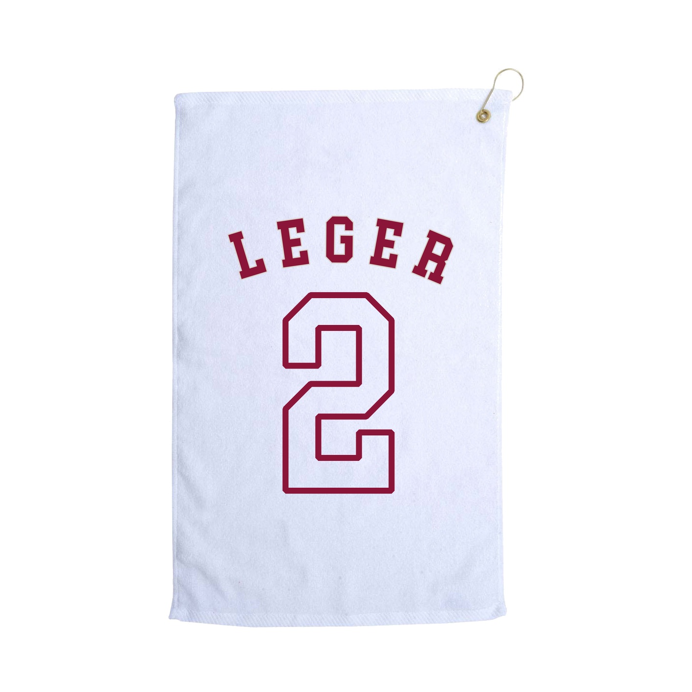 Golf Towel — Shirsey Arch in White