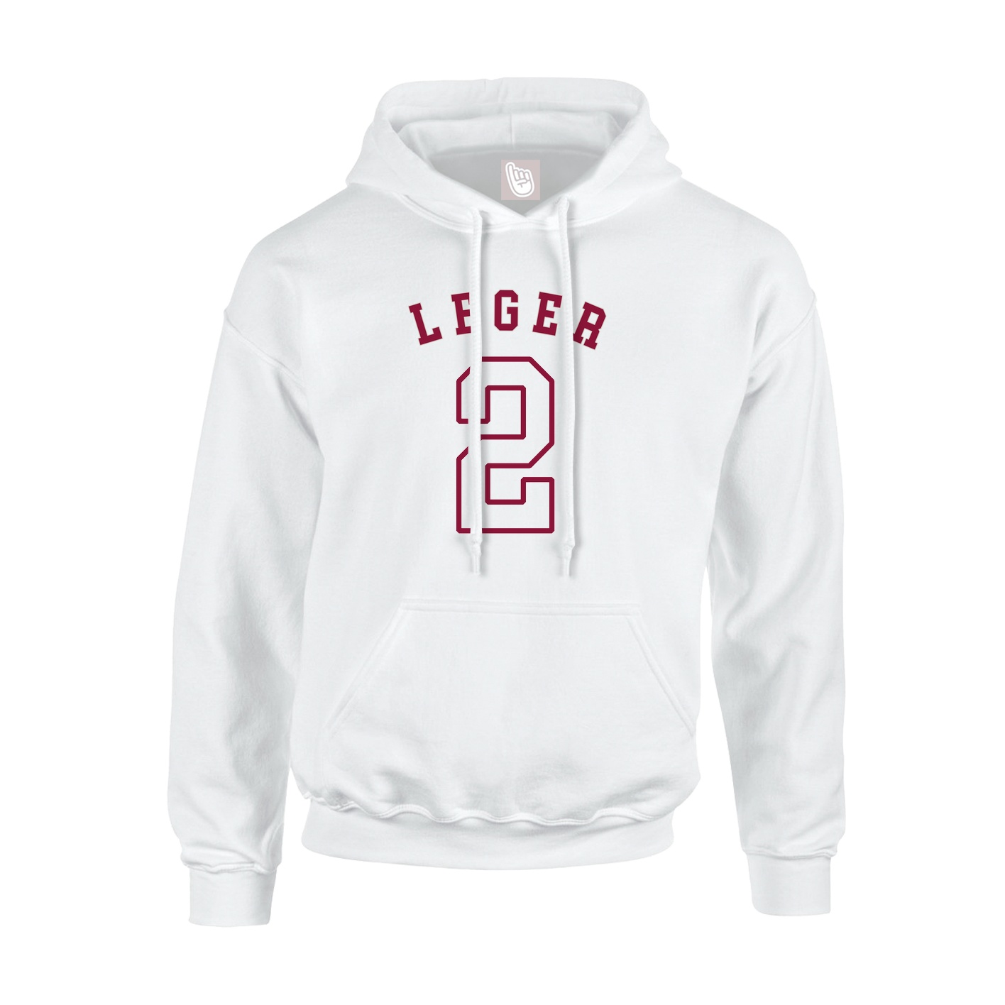 Hoodie — Shirsey Arch in White