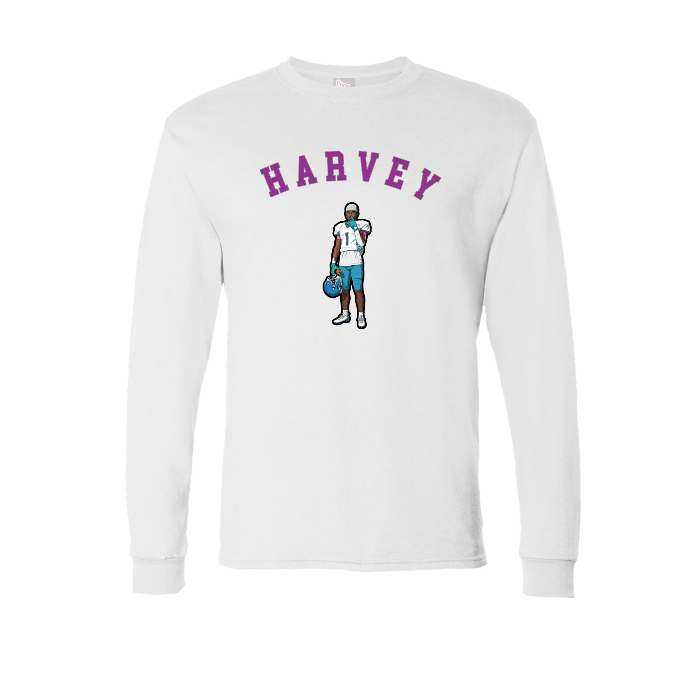 Long Sleeve Tee — Shirsey Arch in White