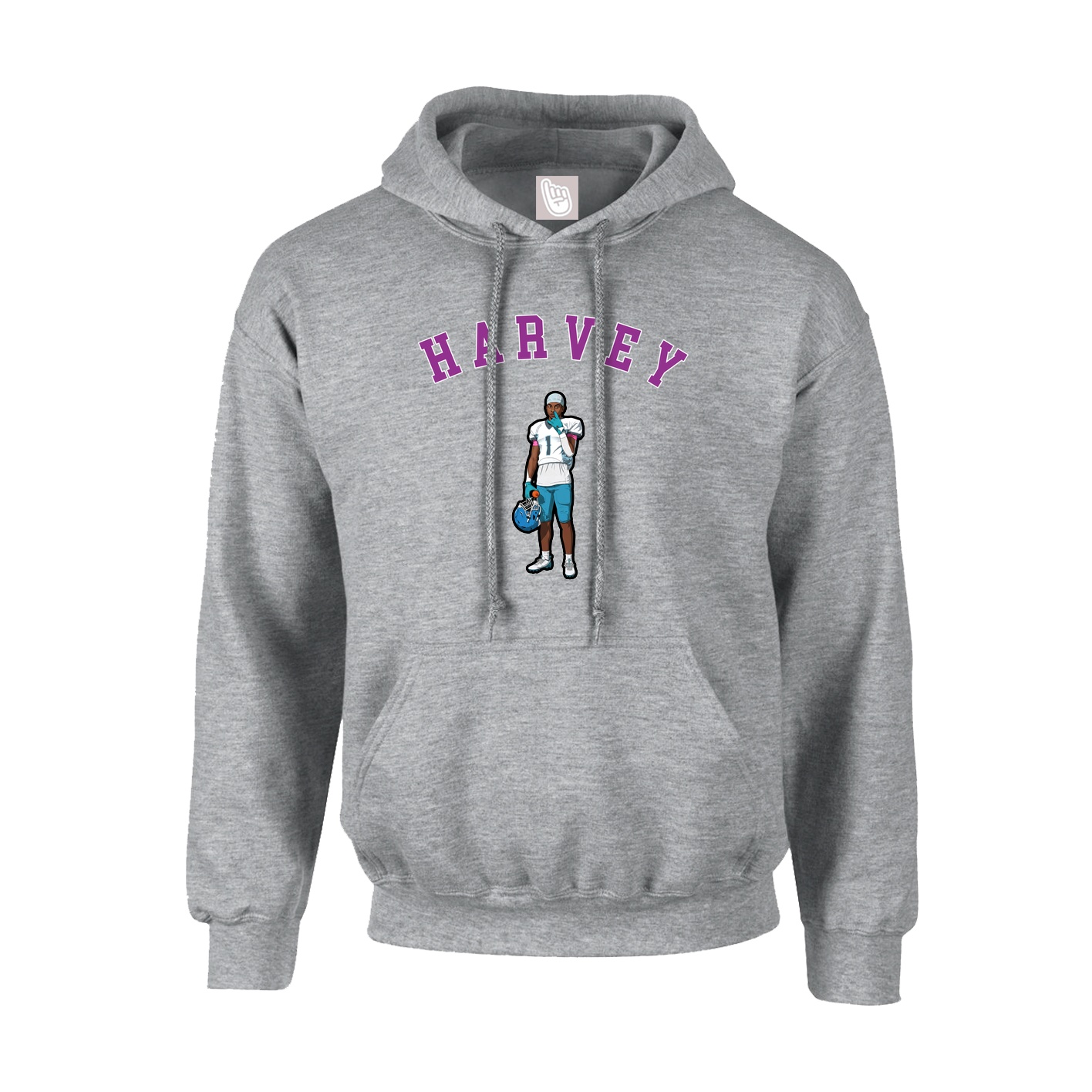Youth Hoodie — Shirsey Arch in Grey