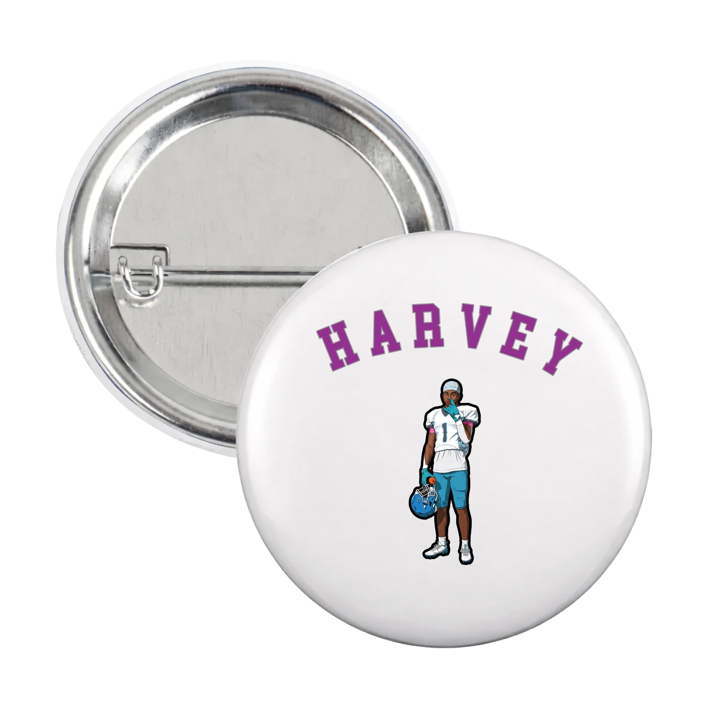 Game Day Button — Shirsey Arch in White